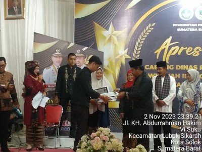 Apresiasi Guru dan Tenaga Kependidikan Wilayah Cabdin III Solok Raya